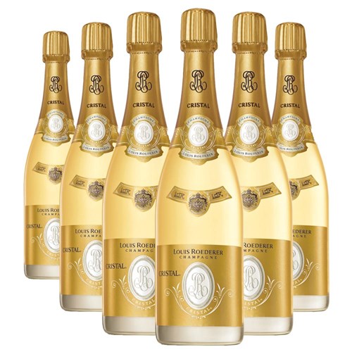 Crate of 6 Louis Roederer Cristal Cuvee Prestige 2016 Brut 75cl
